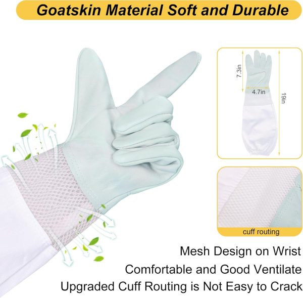 Woeden Beekeeping Suit Lightweight Breathable Protective-4