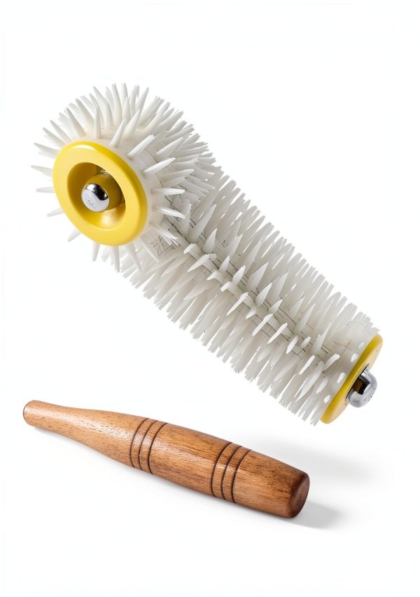 Elesunory Honey Extractor Durable Plastic Wooden Handle-2