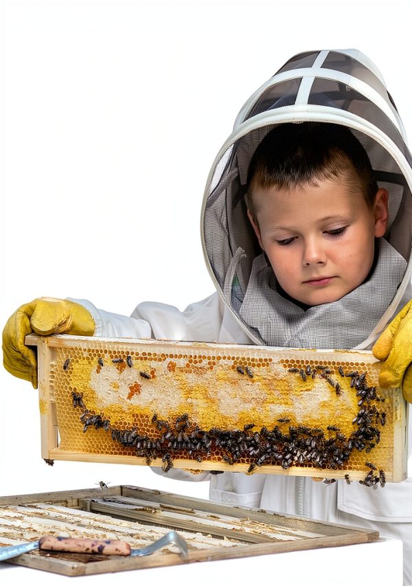 YORKING Kids Beekeeping Suit Protective Gear Durable Fabric-6