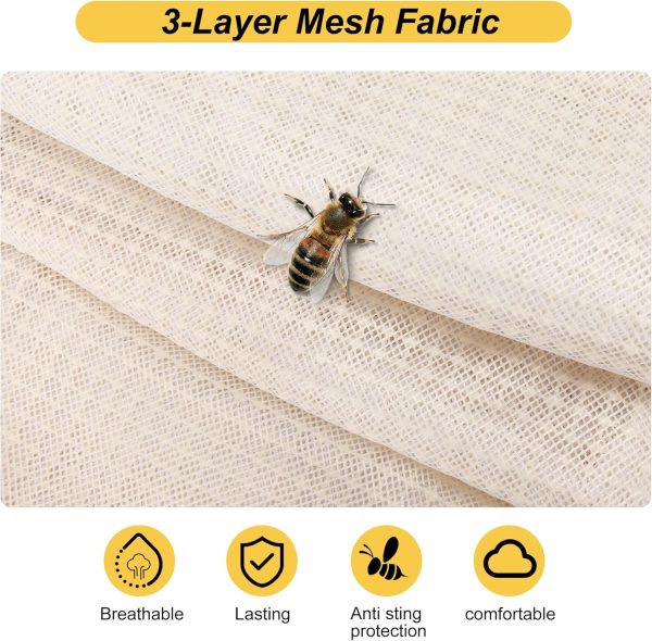 Woeden Beekeeping Suit Lightweight Breathable Protective-3