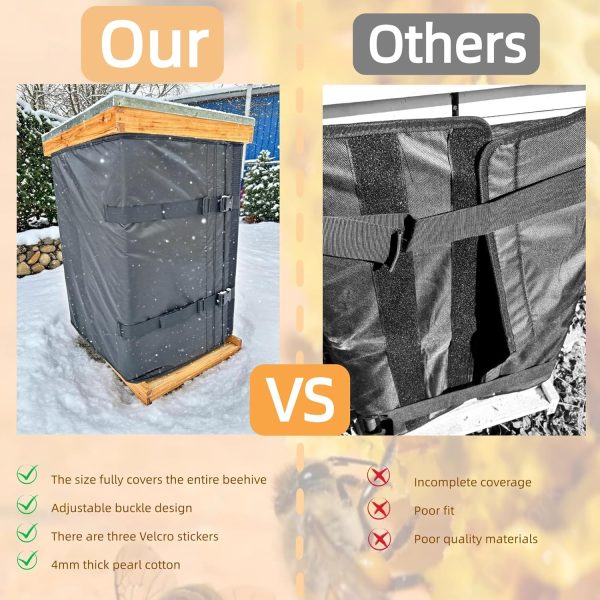 JINLI Beehive Insulation Cover Waterproof Windproof-6