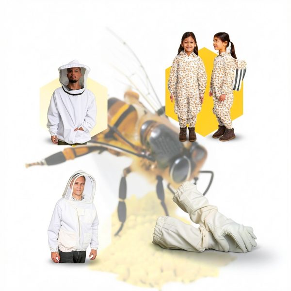 Forest Beekeeping Suit Clear Veil Durable Unisex Sizes-4