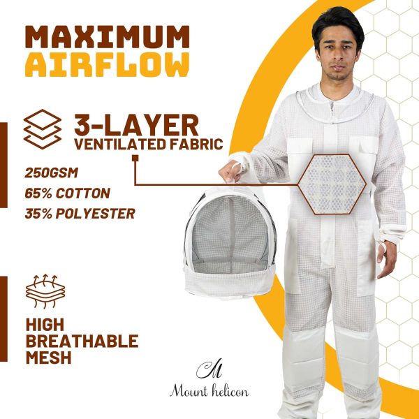 Mount Helicon Ultra Ventilated Beekeeping Suit-2