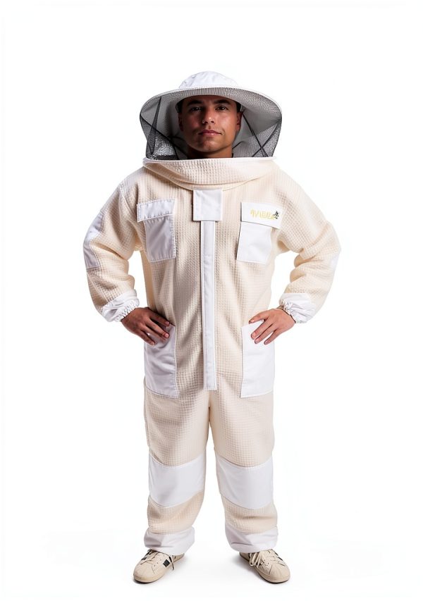 WOEden Beekeeping Suit Durable Cotton Mesh Detachable Veil-1