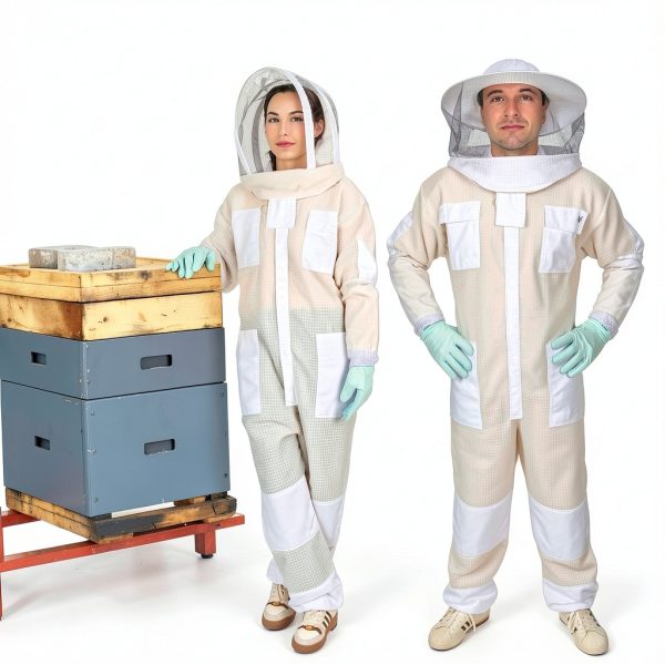 WOEden Beekeeping Suit Durable Cotton Mesh Detachable Veil-6