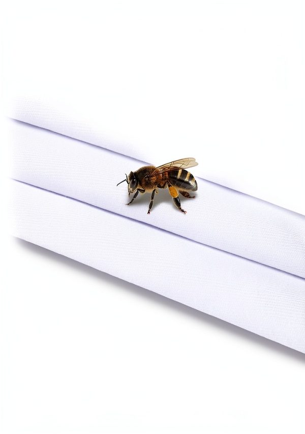 ZMHBKPS Beekeeping Jacket Protective Cotton Polyester White-3