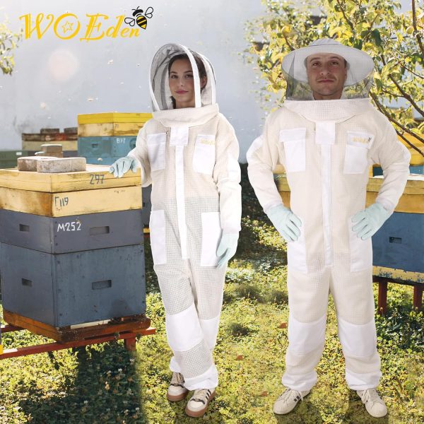 Woeden Beekeeping Suit Lightweight Breathable Protective-6