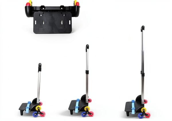 IvyH Folding Trolley Base Metal Durable-2