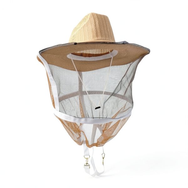 Beeveil-1 Beekeeping Hat and Veil Cotton Linen Protection-0