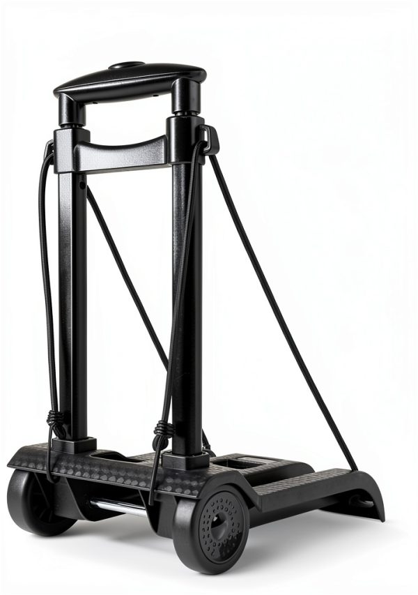 ACROMA Compact Folding Luggage Cart Iron Plastic-7