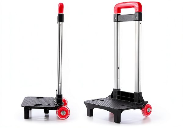 Aluminum Backpack Trolley for Kids School Bags-5