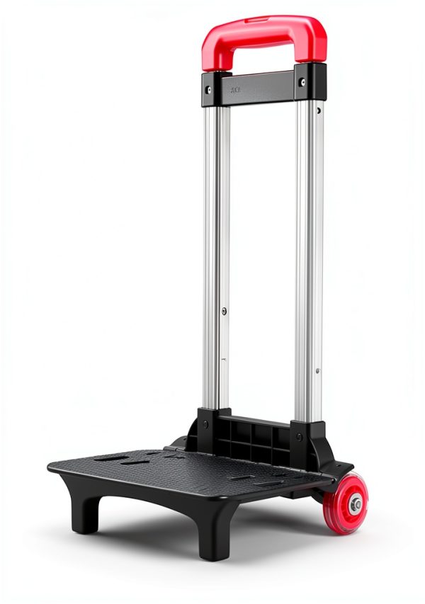 Aluminum Backpack Trolley for Kids School Bags-7
