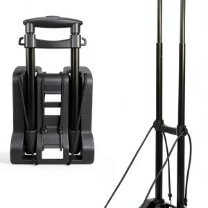 ACROMA Compact Folding Luggage Cart Iron Plastic-0