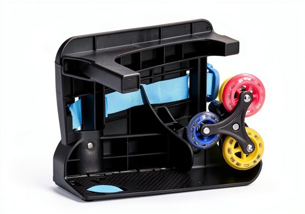 IvyH Folding Trolley Base Metal Durable-5