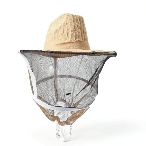 Beeveil-1 Beekeeping Hat and Veil Cotton Linen Protection-4