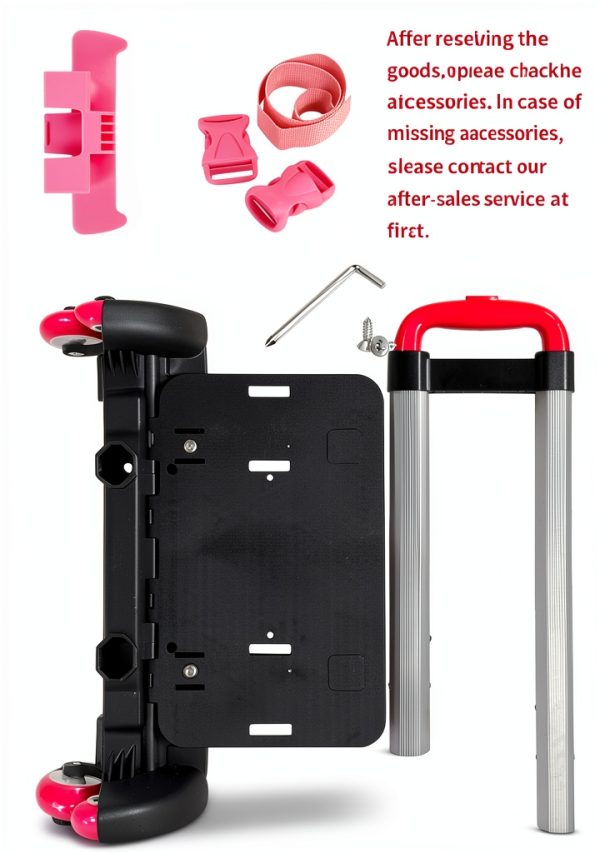 Foldable Aluminum Baby Stroller Cart PROTAURI Pink-5