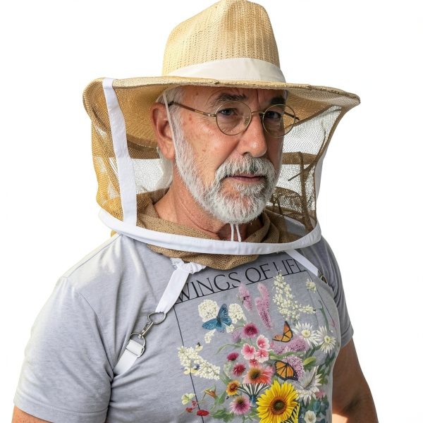 Beeveil-1 Beekeeping Hat and Veil Cotton Linen Protection-5