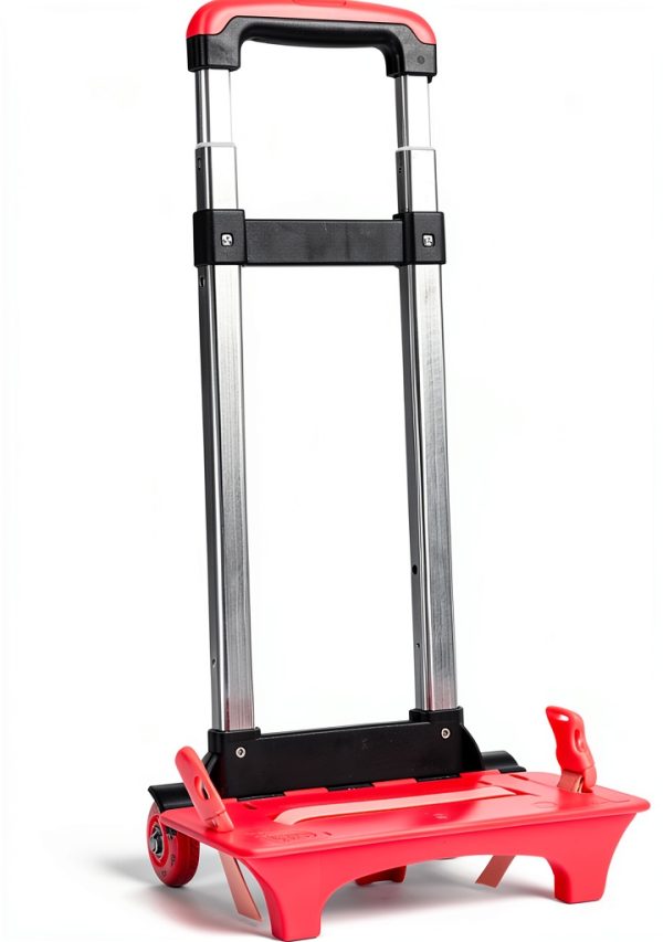 Moyeetings Aluminum Alloy Adjustable Trolley Handle Pink 40/65/90 cm-4