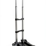 Folding Cart BrightLine Black Compact 2‑Wheel Luggage 70lb Capacity-0