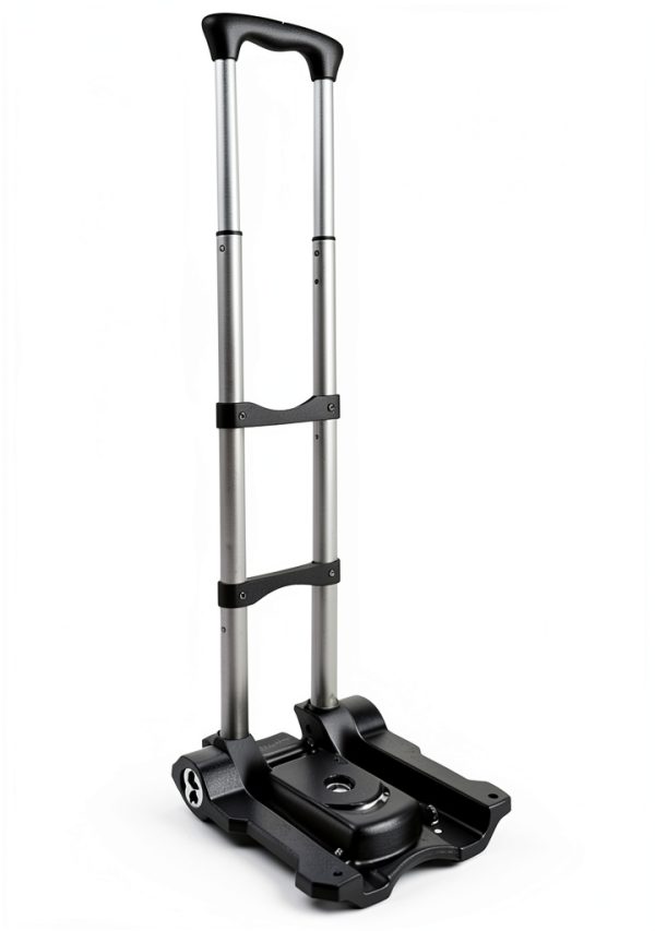 Folding Cart BrightLine Black Compact 2‑Wheel Luggage 70lb Capacity-0