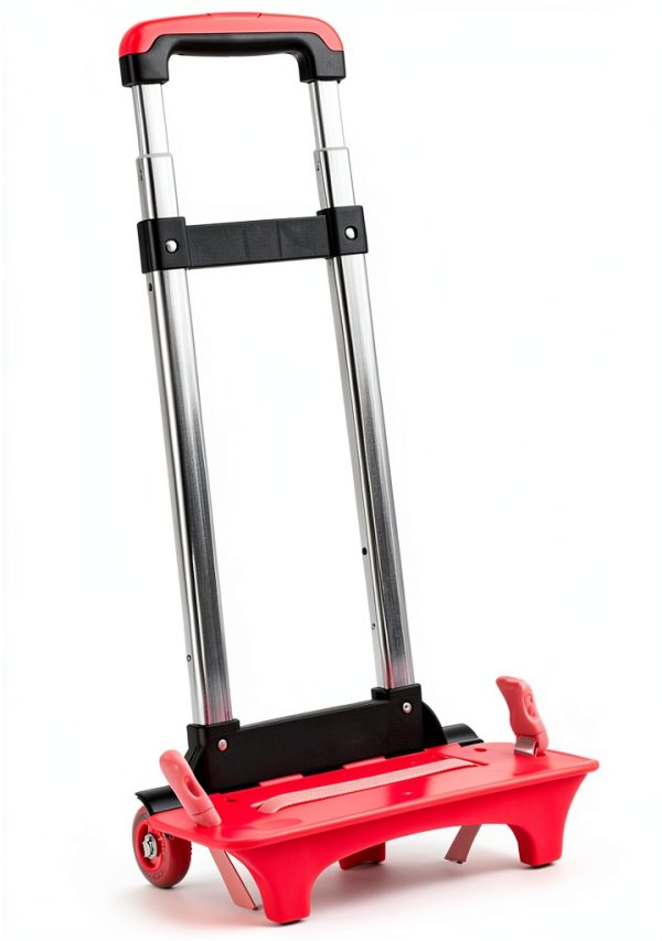 Moyeetings Aluminum Alloy Adjustable Trolley Handle Pink 40/65/90 cm-6