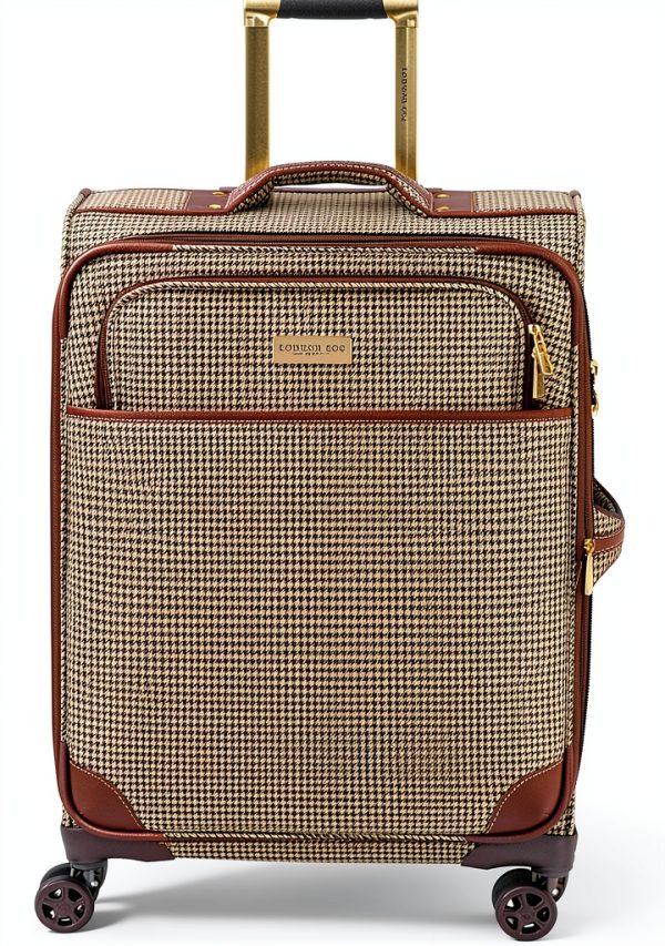 London Fog Unisex Luggage Cart Model 3325 OLV Rolling Suitcase-0
