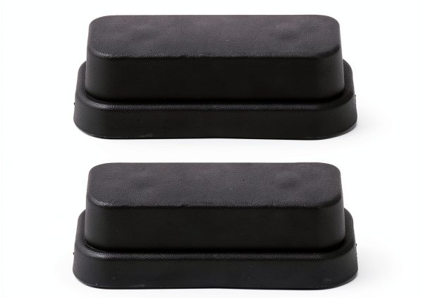Luggage Bottom Stand Feet BQLZR Plastic Pad Set 4pcs with Screws-4