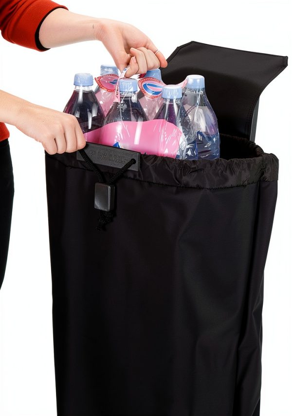 Rolser Foldable Aluminum 2 Wheel Cart Black Portable Utility-6