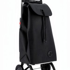 Rolser Foldable Aluminum 2 Wheel Cart Black Portable Utility-0