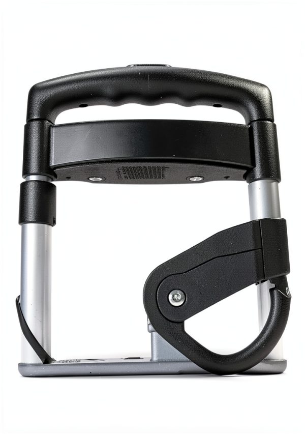 KASOM Aluminum Luggage Cart Black Foldable 2‑Wheel 165lb Capacity-3