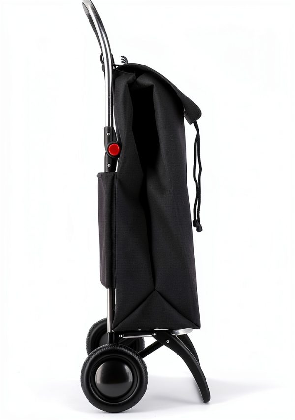 Rolser Foldable Aluminum 2 Wheel Cart Black Portable Utility-2