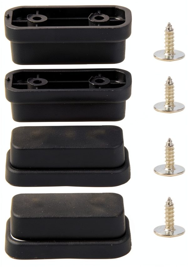 Luggage Bottom Stand Feet BQLZR Plastic Pad Set 4pcs with Screws-0