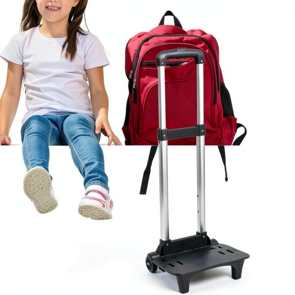 Backpack Trolley Folding Hand Truck by Generic Aluminum Compact Design-6