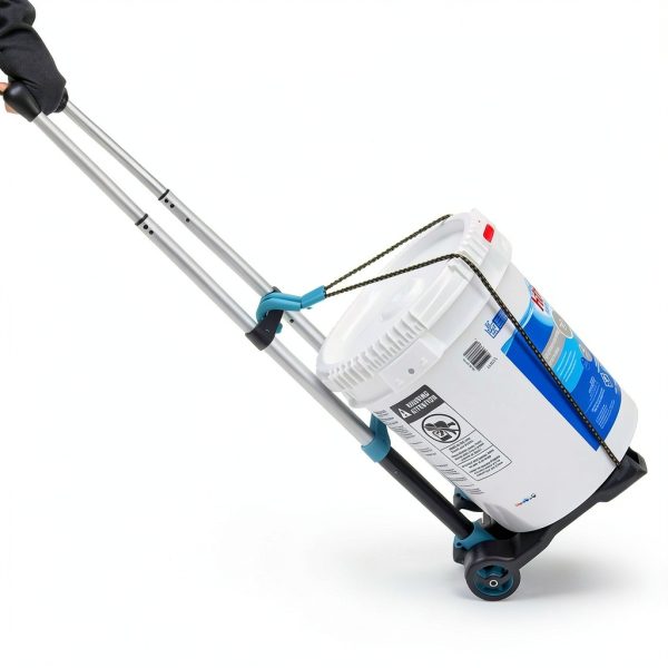 Acroma Foldable Luggage Cart HT0032 Blue Black Lightweight Portable-4