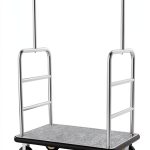 VitaCu Commercial Luggage Cart with Clothing Rack 1300lb Capacity-0