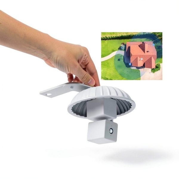 2 Pack Wall Mount with Rain Cover for WYZE Cam Pan V3/V2, Weatherproof-2