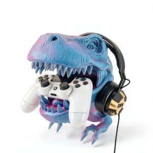 TRex Gaming Controller Holder Wall Mount Blue Pink-0