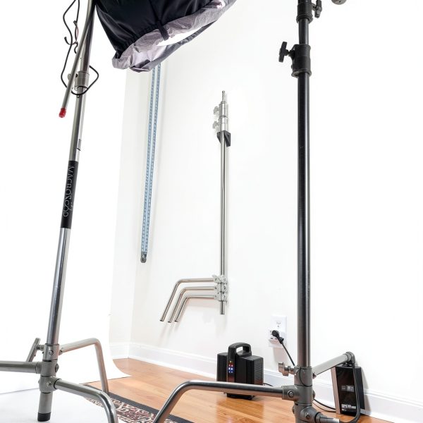 C stand Wall Hook - Home Photo/Video Studio Space Saver/Organizer - Century Stand Mount Hanger Rack-1