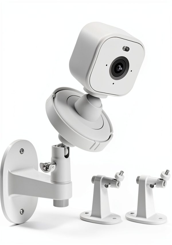 ALERTCAM Adjustable Wall Mount Compatible with Blink Mini and Blink Mini 2, 360 Degree Camera Stand for Blink Mini Indoor Camera with Perfect View Angle, Easy Installation Without Drilling - 2Pack-0