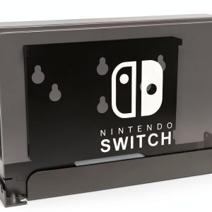 Wall Mount for Nintendo Switch Jingchengmei Metal Black Stand for OLED-0