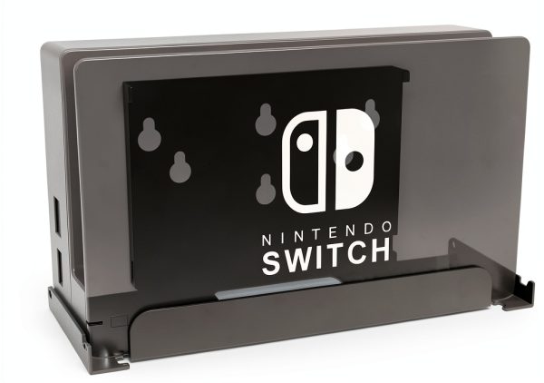 Wall Mount for Nintendo Switch Jingchengmei Metal Black Stand for OLED-0