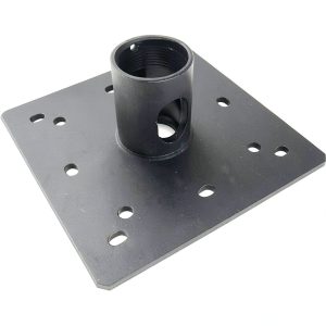 CP1PT 1.5" Pipe Ceiling Plate by VMP - Mount with Cable Pass-Through-0
