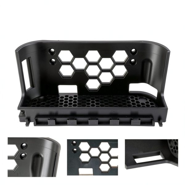 3D Printed Wall Mount Stand Actottosms for Switch 2 Black Shelf-1