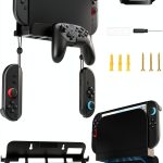 GLDRAM Wall Mount Stand for Nintendo Switch 2 Metal Shelf with Storage-0