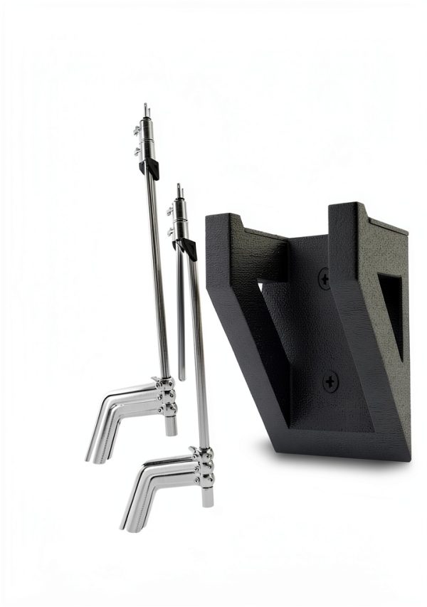 C stand Wall Hook - Home Photo/Video Studio Space Saver/Organizer - Century Stand Mount Hanger Rack-3