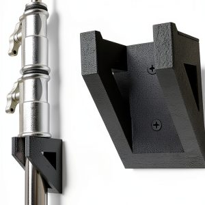 C stand Wall Hook - Home Photo/Video Studio Space Saver/Organizer - Century Stand Mount Hanger Rack-0
