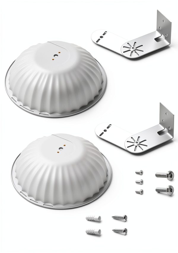 2 Pack Wall Mount with Rain Cover for WYZE Cam Pan V3/V2, Weatherproof-6