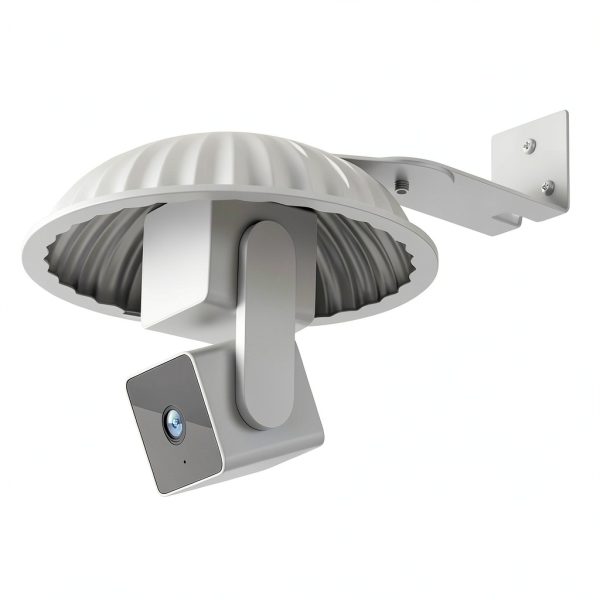 2 Pack Wall Mount with Rain Cover for WYZE Cam Pan V3/V2, Weatherproof-3