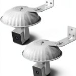 2 Pack Wall Mount with Rain Cover for WYZE Cam Pan V3/V2, Weatherproof-0