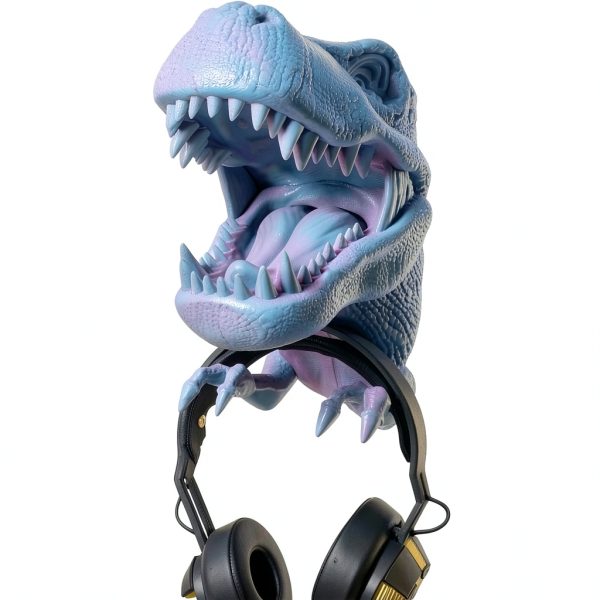 TRex Gaming Controller Holder Wall Mount Blue Pink-1